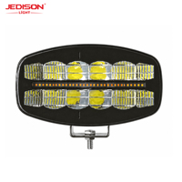 Feux de travail auxiliaires LED ovales de 9 pouces, IP67, 12V 24V, étanches, avec lampe DRL ambre pour camion, pick-up, SUV, ATV, UTV, tout-terrain