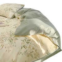 Ensemble de literie imprimé floral, housse de couette douce et respirante, 100% coton, style pastoral, ensemble de literie de luxe