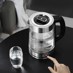 กาต้มน้ำไฟฟ้าแก้วใส 1.7 ลิตร รักษาความร้อน ปิดอัตโนมัติ ใช้ในบ้าน - Product Image 1