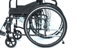 Silla de Ruedas Manual Reclinable de Acero al Carbono para Cuidado en el Hogar con Marco Impreso y Asiento con Ruedas Cómodo - Product Image 6