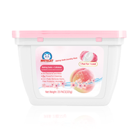 Lingkungan Eco deterjen Laundry Pod 3 In 1 Film larut air sabun cair Pod Gel Laundry kapsul
