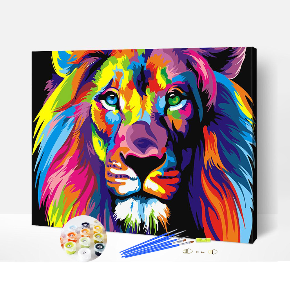 Colorful Lion