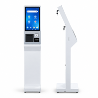 Kiosques de paiement TouchWo blanc/noir, kiosque de commande automatique de 215 pouces, kiosque numérique, kiosque à écran tactile de 32 pouces, kiosque numérique