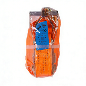 Sangles <span class=keywords><strong>d</strong></span>'<span class=keywords><strong>arrimage</strong></span> à cliquet durables de 38 mm de large avec doubles crochets en J pour le transport de motos et de fourgons de livraison pour Google - Product Image 2