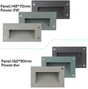 Ip65 étanche led <span class=keywords><strong>escalier</strong></span> carré étape blanc chaud lumière applique murale encastrée <span class=keywords><strong>pour</strong></span> <span class=keywords><strong>intérieur</strong></span>/éclairage extérieur avec - Product Image 2