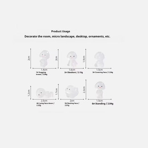 Bonita resina luminosa esquina <span class=keywords><strong>villano</strong></span> decoración creativa escritorio coche accesorios ornamento - Product Image 6