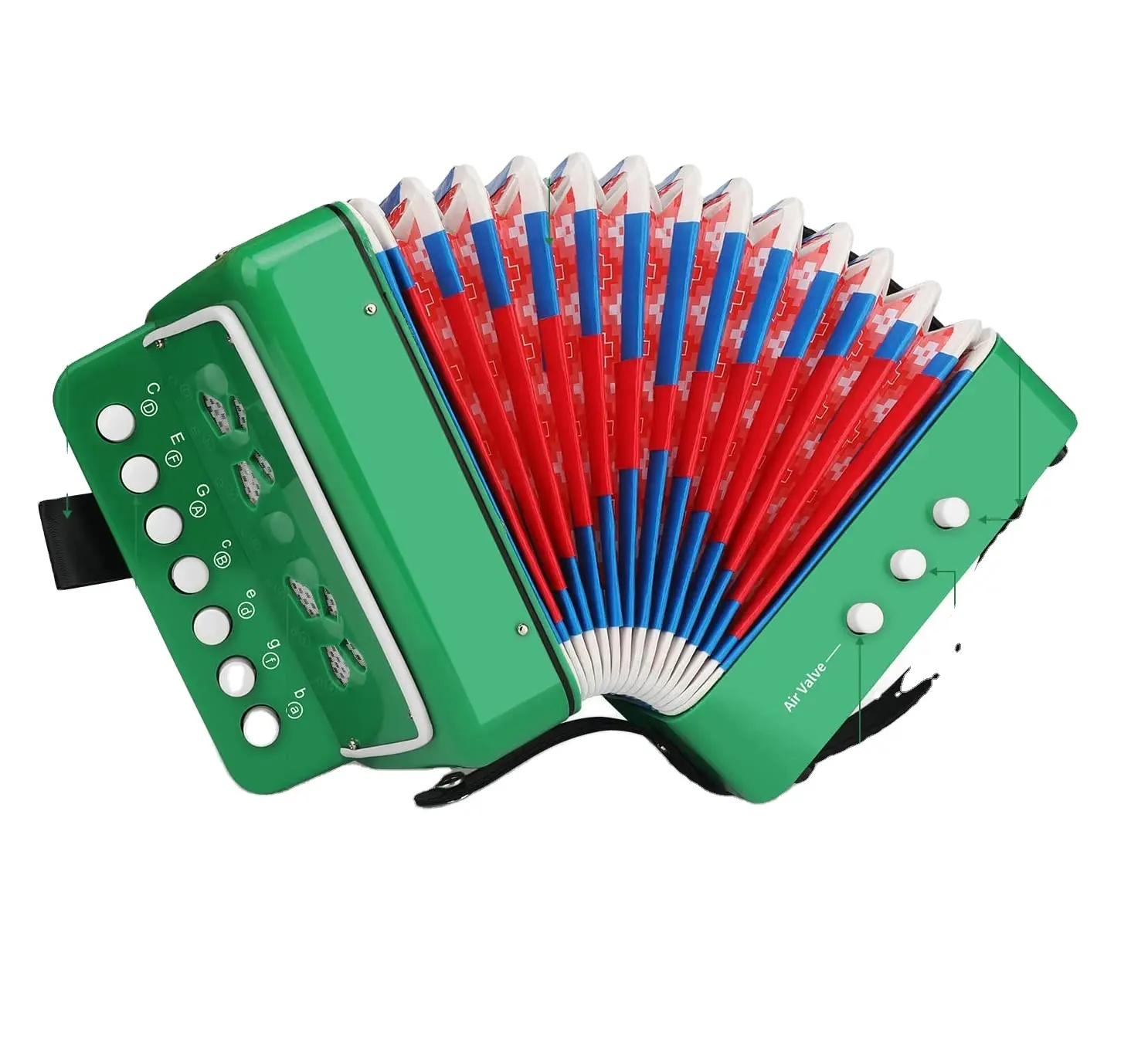 Hete Verkoop Vroege Educatieve Muziekinstrument Accordeon Speelgoed