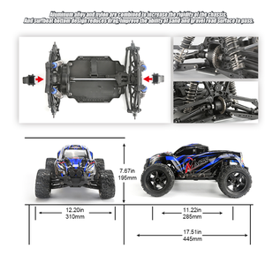 REMO Hobby SJY-1031 1/10 SCALE 4WD ELECTRIC 2.4GHZ <b>RC</b> OFF-ROAD MONSTER TRUCK MMAX Brushed - Product Image 3