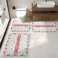 Christmas Printing Hot Sale Wholesale Non-slip PVC Foam Mats Stain-resistant Anti-fatigue Bohemian Style 5-12mm Thick for