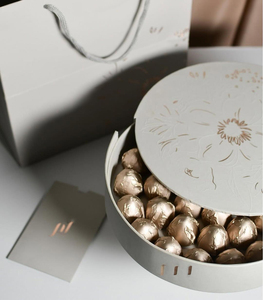 Tùy Chỉnh Phục Sinh Ramadan Kẹo Sô Cô La Trứng Praline Hộp Quà Tặng Xoay Sô Cô La Nấm Cục Thanh Bao Bì Hộp Giấy Cho Sô Cô La - Product Image 1