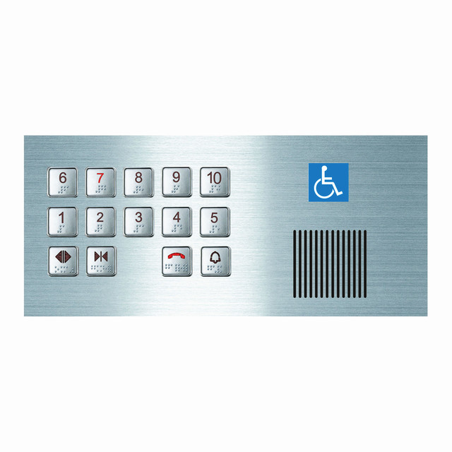 Customized Control System Handicapped Disabled Cop Lop Elevator Button Panel