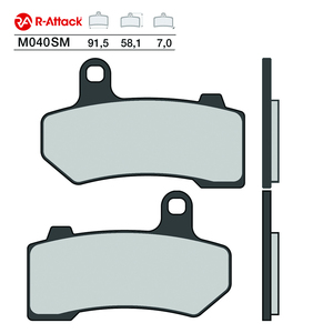 ผ้าเบรกมอเตอร์ไซค์ R-Attack M040SM ด้านหน้า ผลิตจากทองแดงเผาผง ได้รับการรับรองมาตรฐาน R90 - Product Image 1