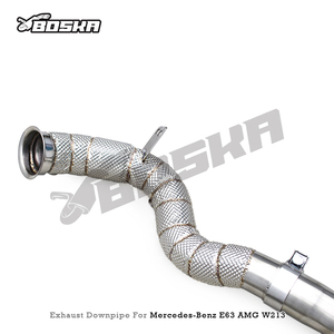 Tubo de Escape de Acero Inoxidable SS304 Personalizado para Mercedes E63 E63S AMG W213 4.0TT 2016-2023, Sistema de Escape de Carreras de Ajuste Directo - Product Image 2