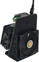 NerdQaxe++ Rev6.1 6T 100W BM1370 ASIC Chips Mini Metal Bitcoin Solo Miner Sha-256 Lottery Lucky Miner