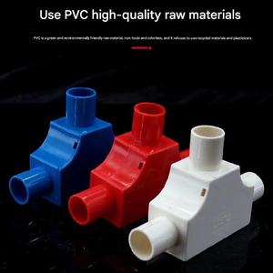 Kotak Sambungan PVC Berlapis T-Connector 16T Kotak Sambungan Kabel Selubung Pipa 25mm Kotak Sambungan Tersembunyi Segitiga Persegi 4mm - Product Image 4