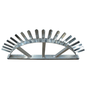 2025 행복 2 인치 19 샷 더블 레이어 달 모양 알루미늄 불꽃 껍질 박격포 랙 - Product Image 1