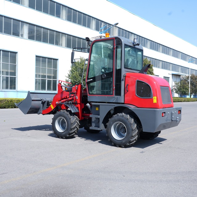 Weifang 908 800KG 0.8 Ton CE Certified China Farm Garden Construction Compact Mini Front Wheel Loader Fully Hydraulic