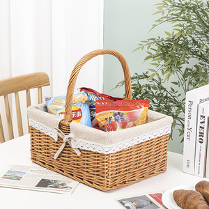 <strong>Wicker</strong> Picnic <strong>Basket</strong> with Ice <strong>Bag</strong>,blanket,cutlery and Ceramics (China Supplier) - Product Image 4