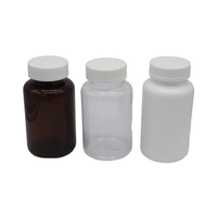 Flacon à pilules en plastique personnalisé, flacon rond pour capsules, emballage, 3 couleurs, flacon à médicaments avec bouchon de sécurité pour enfants