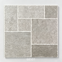 Carreaux de céramique antidérapants mats style pastoral 600x600mm pour sols de maison, chambre et salon, revêtement de sol champêtre