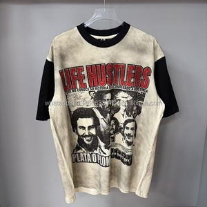 Offerta Speciale 2026: T-Shirt da <span class=keywords><strong>Uomo</strong></span> di Alta Qualità 100% Cotone, <span class=keywords><strong>Abbigliamento</strong></span> Streetwear Y2K, Magliette Oversize con Grafiche, T-Shirt Life Hustlers per <span class=keywords><strong>Uomo</strong></span> - Product Image 2