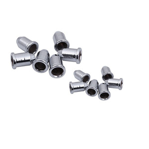 Capuchons de cordes de <span class=keywords><strong>guitare</strong></span> dorés personnalisés en forme de corps et boucles de fixation, compatibles avec les projets DIY de basses et de guitares électriques - Product Image 1