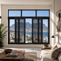 Ventanas Corredizas de Apertura Horizontal con Doble Acristalamiento, Marco de Aleación de Aluminio, Diseño Moderno, Resistentes al Viento