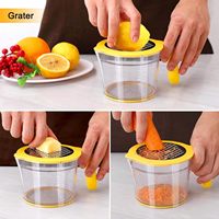 Presse-agrumes manuel premium, presse-fruits, presse-citron, presse-orange, lames multifonctionnelles en acier inoxydable, pliable, facile à nettoyer, pour la maison