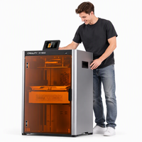 Creality Halot X1 MAX 16K Resin 3D-Drucker MSLA Mono LCD Nivellierungsfreier UV-Photopolymer-Drucker für Miniaturen, Schmuck und Dentalanwendungen