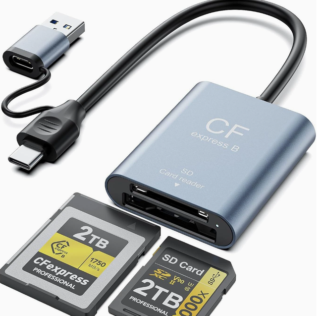 New Cross-border CFexpress Type B SD Card Reader, 10Gbps High-speed Camera Memory Card Reader