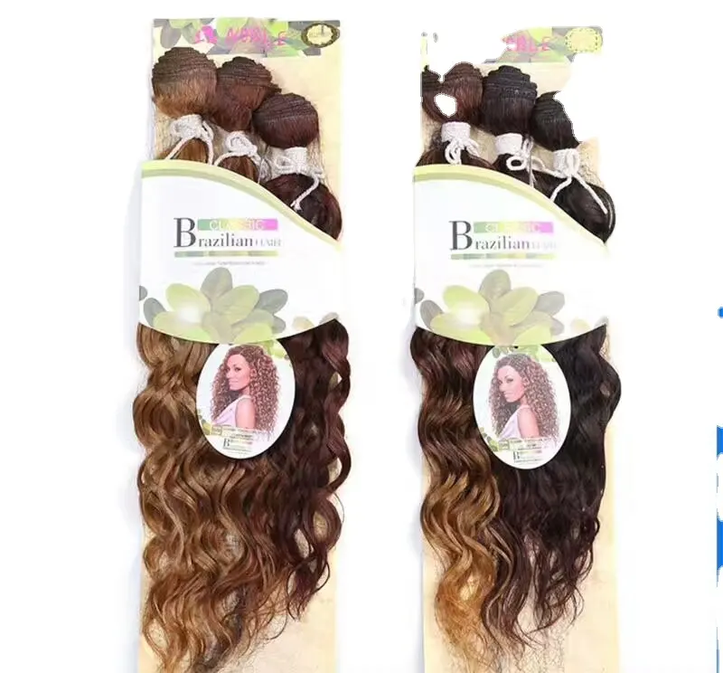 Clássico Cabelo brasileiro tecer sintético clássico tonya 130gr encaracolado sintético tecer cabelo crespo