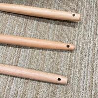 Lot de 3 ustensiles de cuisson en silicone : pinceau à badigeonner, spatule et spatule ajourée avec manche en bois