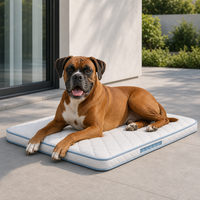Moderne Stein-Terrassen-Morgenliege für Hunde, Outdoor-Hundematte in Sondergröße, OEM-Steppung und Kantenbindung für große Hunde, OEM-Haustierbett
