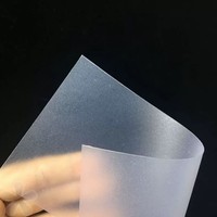 Personnalisé 0.3-2mm givré noir polypropylène (PP) feuille de cloison souple impression déflecteur film feuille de plastique publicité