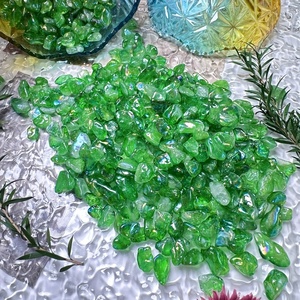 Vente en gros de pierres brutes de quartz aura colorées, pierres roulées, gravier brut pour la guérison et la décoration - Product Image 5