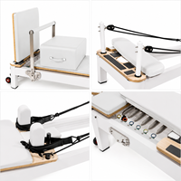 Reformer Pilates en Aluminium Qualité Commerciale pour Studio Fitness, Machine Professionnelle avec Logo Personnalisé Direct Usi