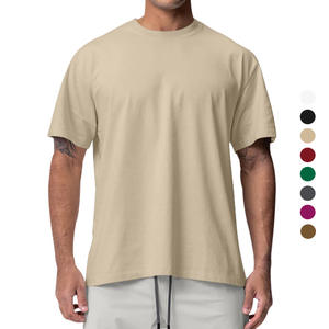 T-shirts à manches longues personnalisés pour hommes T-shirts en lin de haute qualité à col <span class=keywords><strong>Mao</strong></span> durables, coupe régulière pour hommes/ - Product Image 3