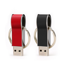 Clé USB Premium en Cuir et Métal au Design Sifflet 4 Go 8 Go 16 Go 32 Go 128 Go USB 2.0 – Accessoire Pratique pour Porte-clés, Idéal comme Cadeau