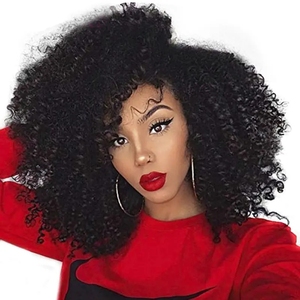 10a 12a Afro Xoăn Trinh Nữ Tóc Bó Nhà Cung Cấp, Đôi Sợi Ngang Tự Nhiên Brazil Con Người Remy Tóc Weave Bó Với Đóng Cửa - Product Image 1