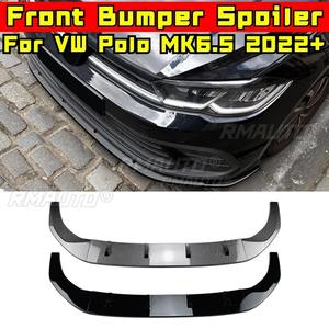 Car Front Bumper Spoiler Lip Diffuser Modification Part For <strong>Volkswagen</strong> <strong>Polo</strong> MK6.5 <strong>2022</strong>+ Standard Version Bumper Guard Protector - Product Image 3