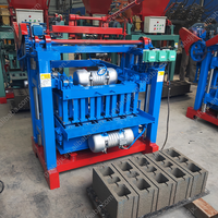 Machine industrielle 4-35A pour briques compactes haute résistance, divers moules multiples, creuses, pleines, pour pavés, Haïti, Congo