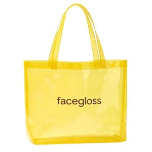 Custom Logo Colorful <b>Clear</b> TPU Tote Bag Waterproof Transparent Shopping <b>Handbag</b> Women Jelly Cosmetic Gift Bag With Handle - Product Image 3