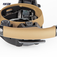 Volant sport de remplacement en cuir et fibre de carbone de qualité supérieure avec bouton SC pour Porsche Macan Cayenne 718 911 Panamera Cayman