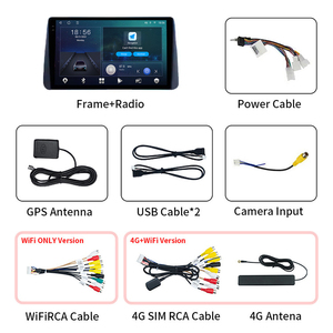 Autoradio Stereo 2 Din da 9'' con Navigazione GPS, Android, Multimediale, CarPlay e Android Auto, Lettore Video e Schermo Touch per <span class=keywords><strong>Fiat</strong></span> Tipo <span class=keywords><strong>Egea</strong></span> 2016~2020 - Product Image 3