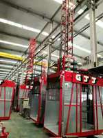 Vente flash : Treuil de chantier GJJ Construction Passenger Hoist Sc200/200 pour chantier de construction
