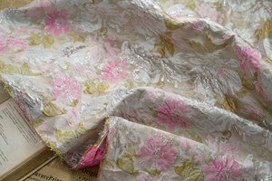 Nueva <span class=keywords><strong>Tela</strong></span> Jacquard Floral con <span class=keywords><strong>Pintura</strong></span> al Óleo, <span class=keywords><strong>Tela</strong></span> Metálica con Flores Grandes <span class=keywords><strong>en</strong></span> <span class=keywords><strong>Relieve</strong></span> <span class=keywords><strong>3D</strong></span>, <span class=keywords><strong>Tela</strong></span> Brocada Tejida <span class=keywords><strong>para</strong></span> Vestidos, Cortinas y Maletas - Product Image 4