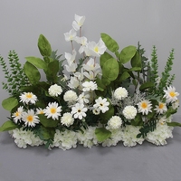Fleurs artificielles pour centre de table, rangée de fleurs pour la décoration de mariage et de fête