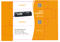 Termometer Mobil Digital Ringder, Tampilan Suhu TM-7 Masuk dan Keluar Jam dan Fungsi