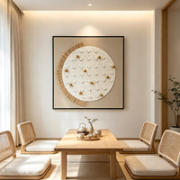 Art mural minimaliste moderne, peinture d'objets réels pour salon et espaces commerciaux, tailles personnalisées disponibles