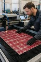 Vente directe du fabricant, feuille de cellulose, motif à carreaux rouge et blanc, film de cellulose décoratif pour la fabrication de bijoux, décoration artisanale
